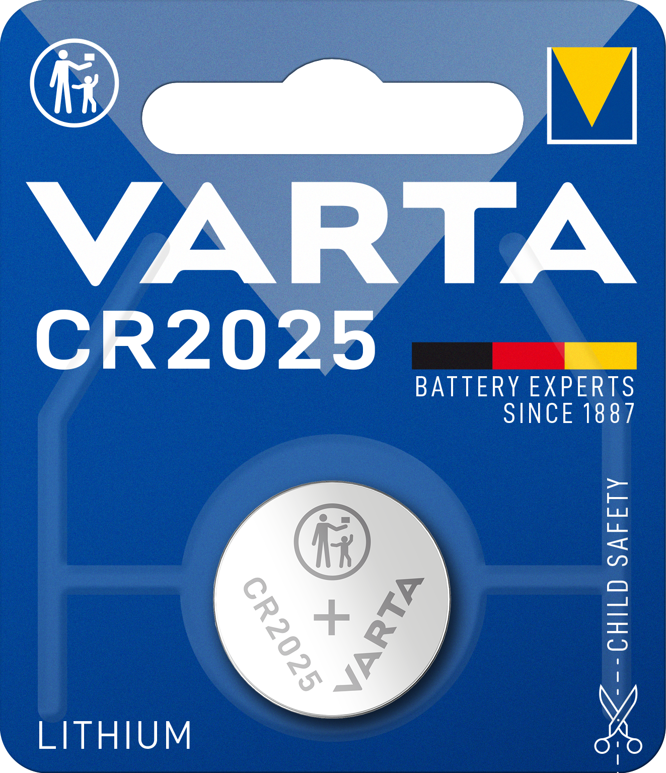 Varta CR2025 3V Lithium in 1er Blister