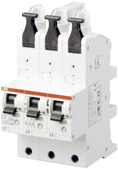 ABB SLS Schalter für die Sammelschiene 65A, 3-pol. ABB SLS Schalter für die Sammelschiene 65A, 3-pol.