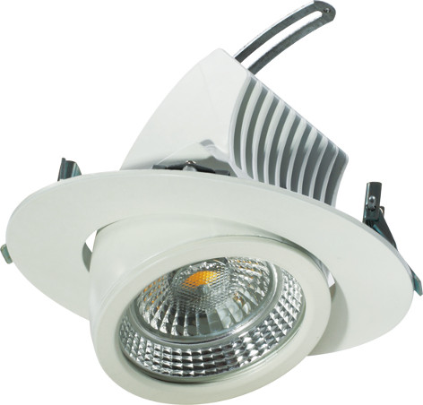 LED-Panel-Downlight mit Driver LED 44W, 4000lm, CRI 90, 3000K und Deckenausschnitt 180-190mm