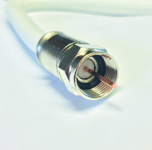 Kompressionsstecker für Koaxialleitung