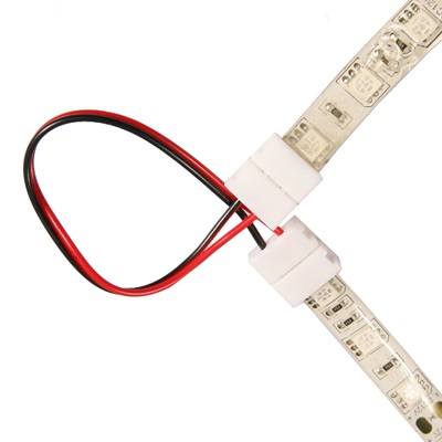 Clip Einspeisestecker 19,2W, 24V, flexibel für Lichtstreifen