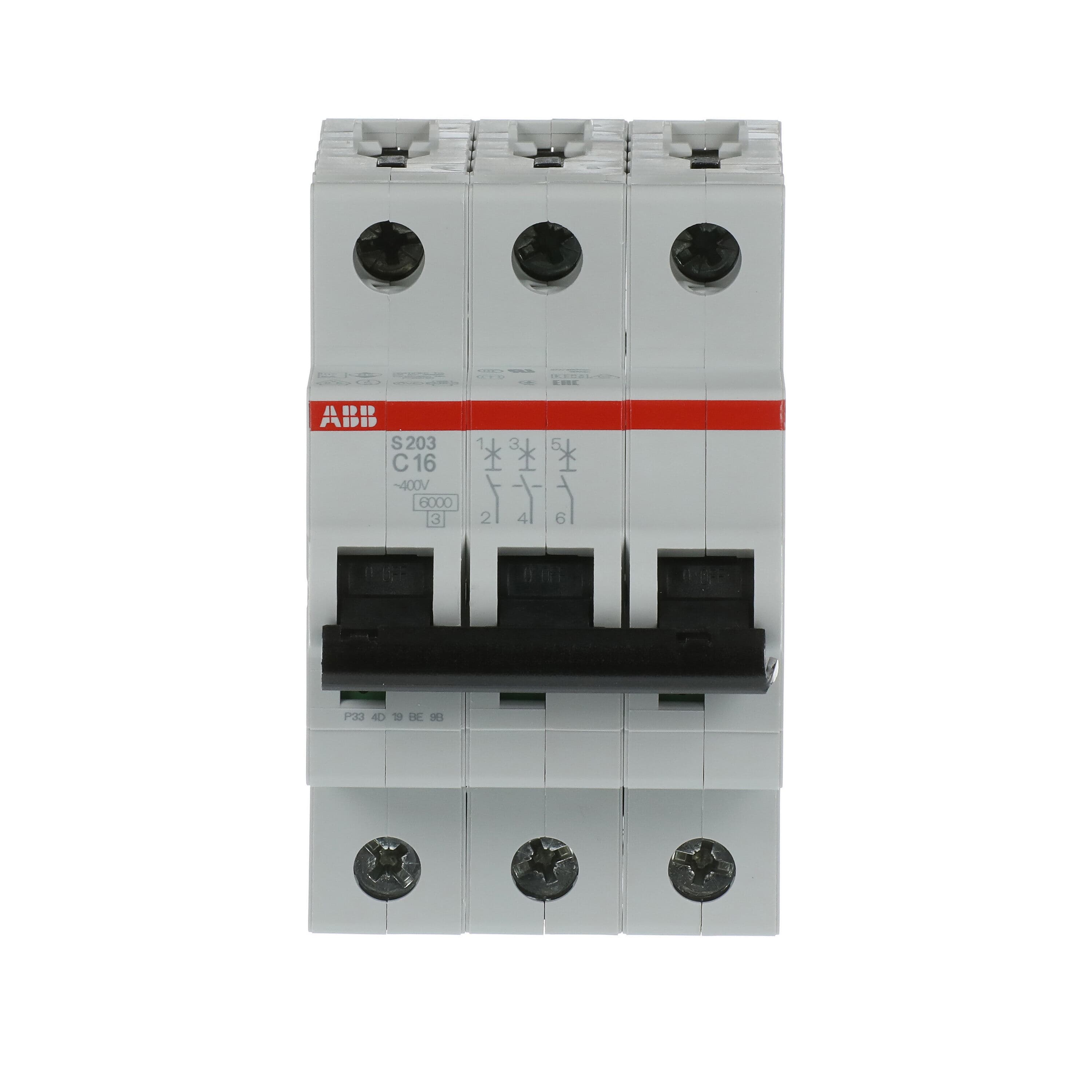 ABB LS Schalter S203, 3-pol. C 16A