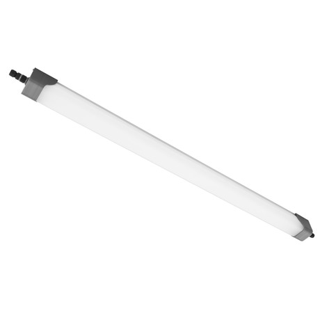 LED Feuchtraumleuchte lumEGG PHD/7000/L/4/PC/S185/ND, 7800lm, 53W, 4000K, ND mit 0,5m Anschlusskabel