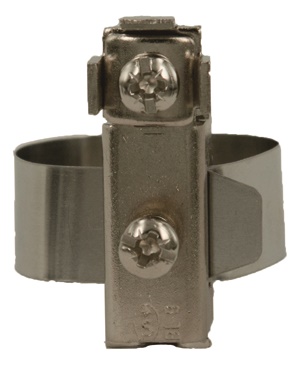 Banderdungsschelle Edelstahl V2A 3/8 - 1/2" Banderdungsschelle Edelstahl V2A 3/8 - 1/2"