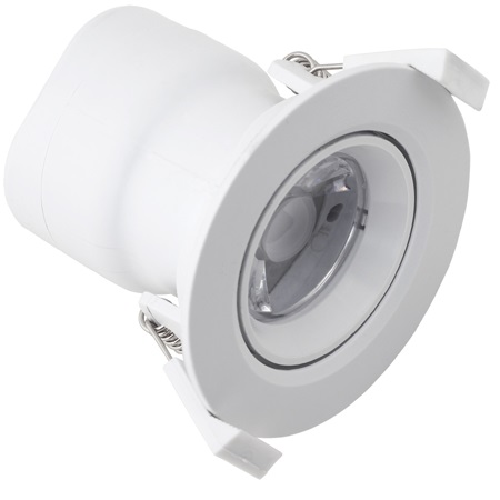 LED-Panel-Downlight IP20, schwenkbar, 6,5W , 550lm 3000K, schwenkbar, Deckenausschnitt 68-75mm und dimmbar