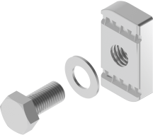 Schraube mit Gleitmutter SRM8x25E