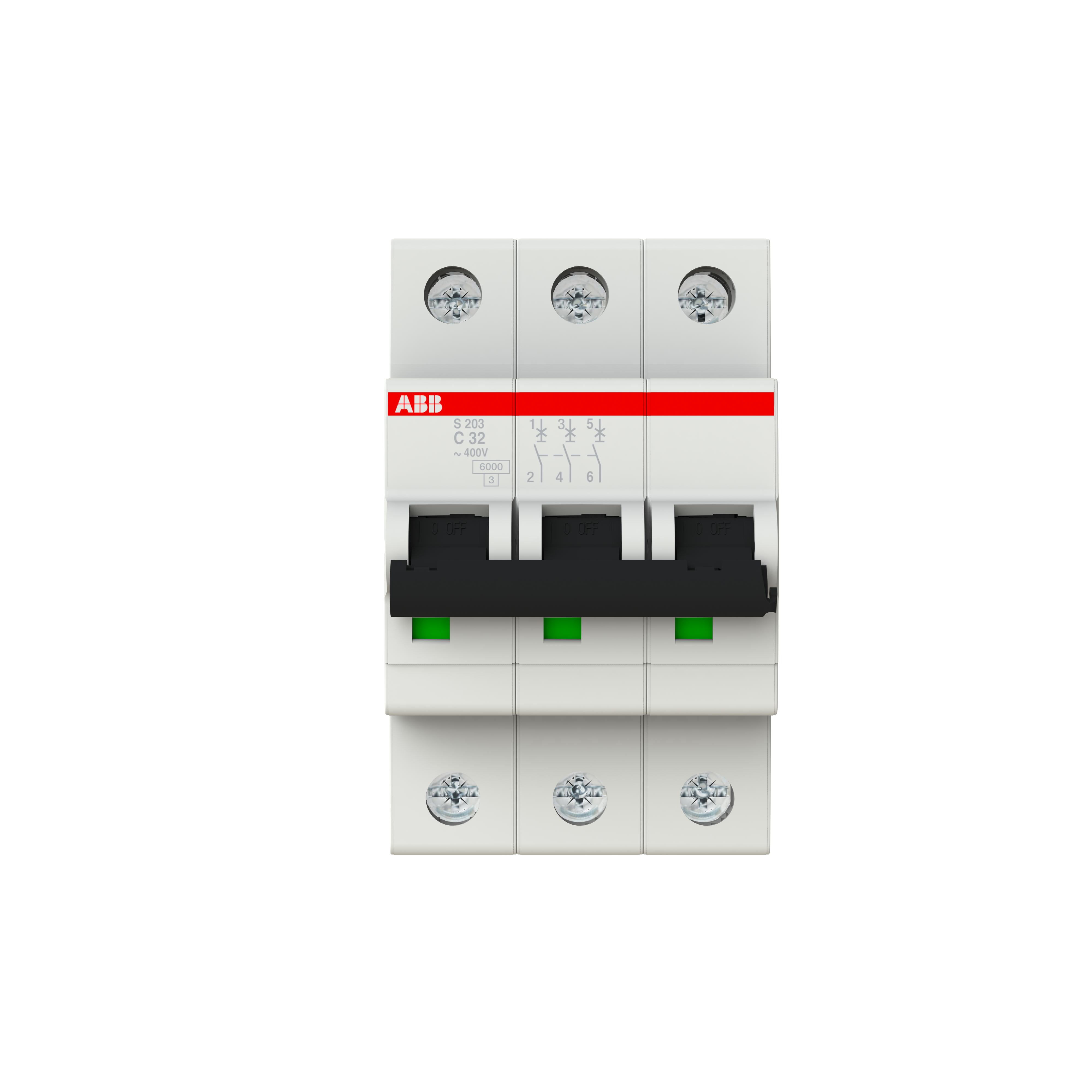ABB LS Schalter S203, 3-pol. C 32A