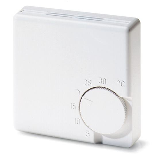 Raumthermostat AP Bimetalltechnik, Polarweiß, 220V, 16A Schaltleistung