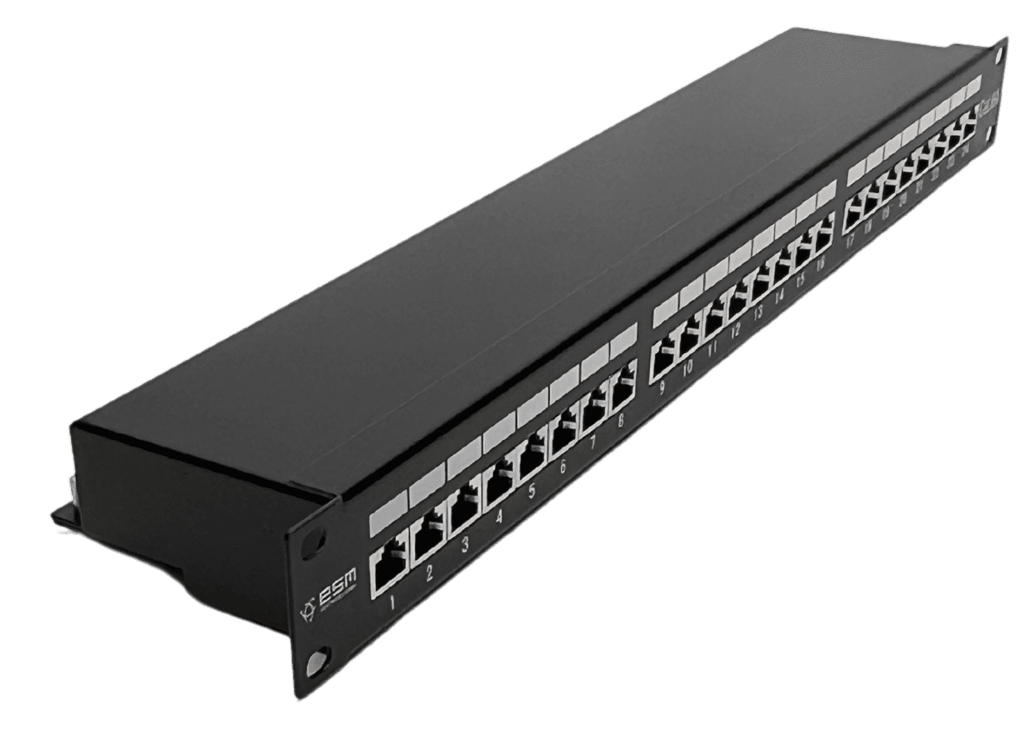 19 Zoll Verteilerfeld mit 24 Port
