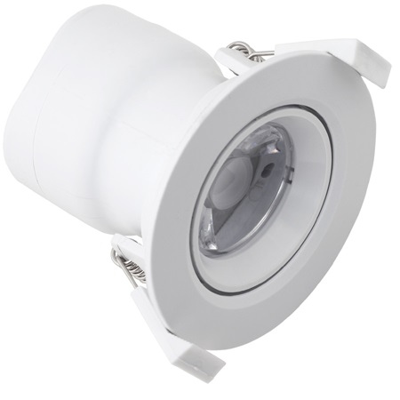 LED-Einbau-Downlight mit Driver LED 6,5W, 600lm, 4000K, schwenkbar, Deckenausschnitt 68-75mm