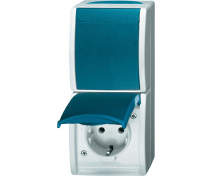 Busch Jäger Ocean AP Schuko/Wechsel, 2601/6/20 EW-53