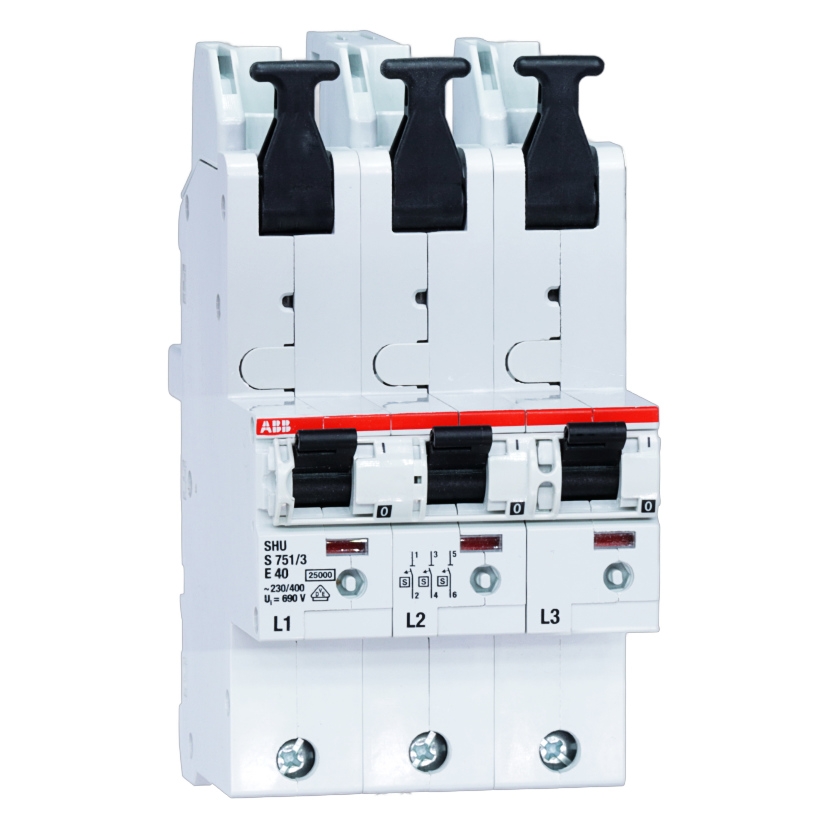 ABB SLS / HSA Schalter für die Sammelschiene 40A, 3-pol.