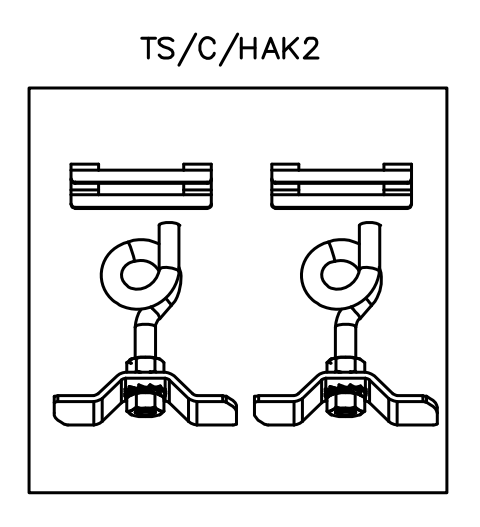 Aufhänger lumEGG TS/C/HAK für Montage an Knotenkette (Set 2 Stück) 