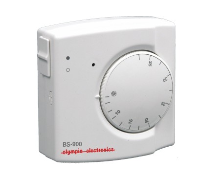 Raumthermostat Aufputz mit Schalter