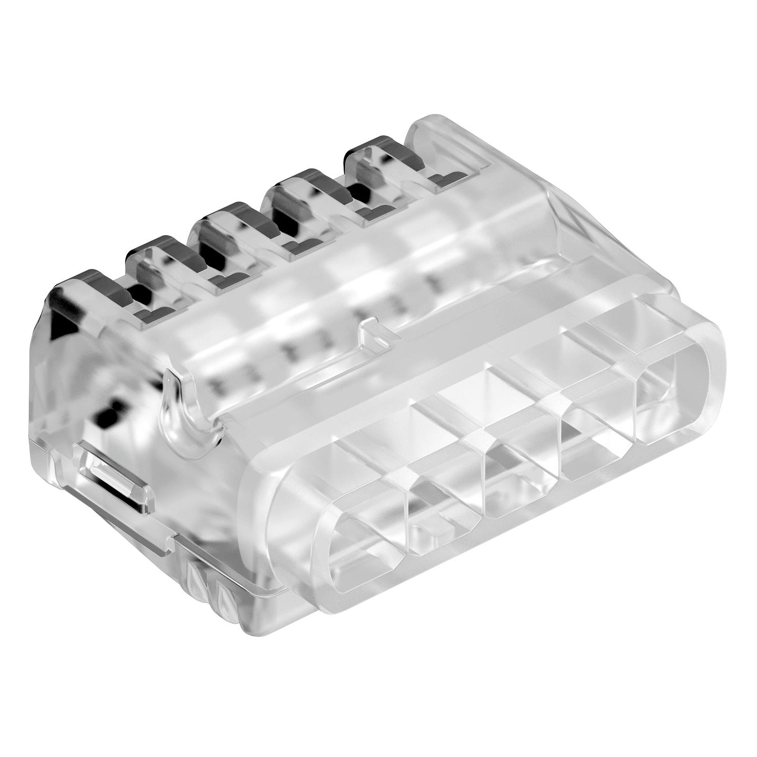 Hebel Steckklemme 5 polig, 5x0,2-2,5mm²