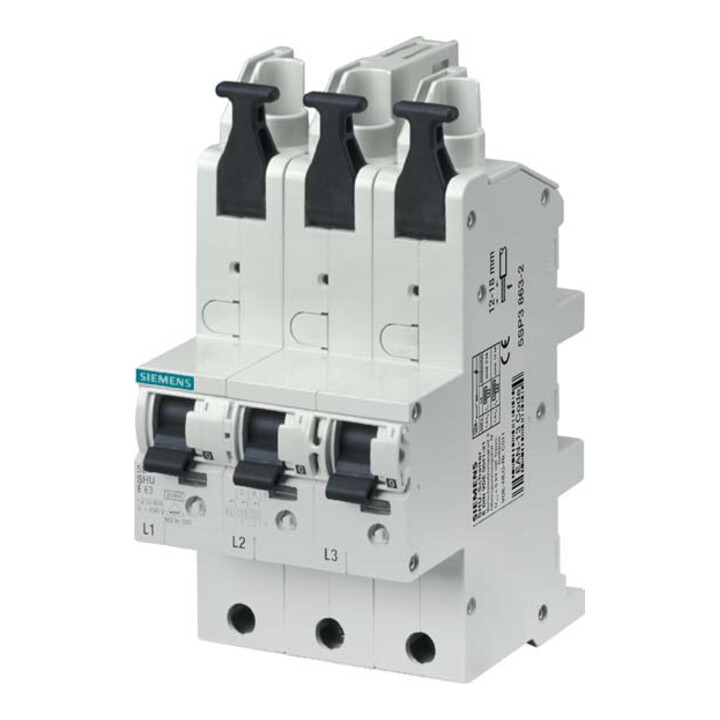 Siemens SLS Schalter für die Sammelschiene 50A, 3-pol.