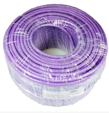 100m Ring CAT 7 Simplex, Farbe violett