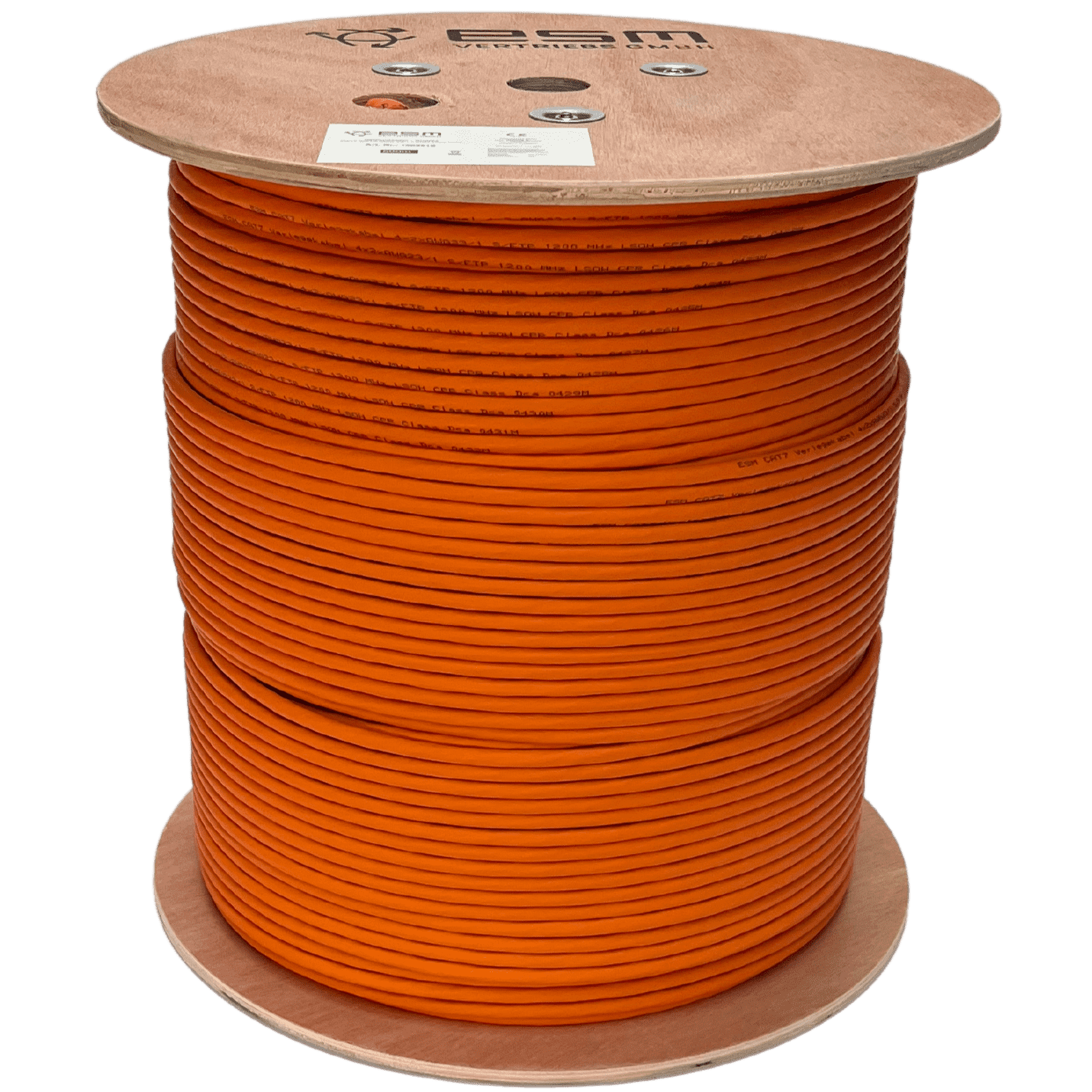 500m Trommel CAT 7 Duplex, Farbe orange