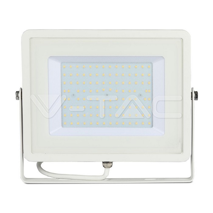 LED Flutlichtstahler 4000K, 100W, 8700lm, Gehäuse weiß